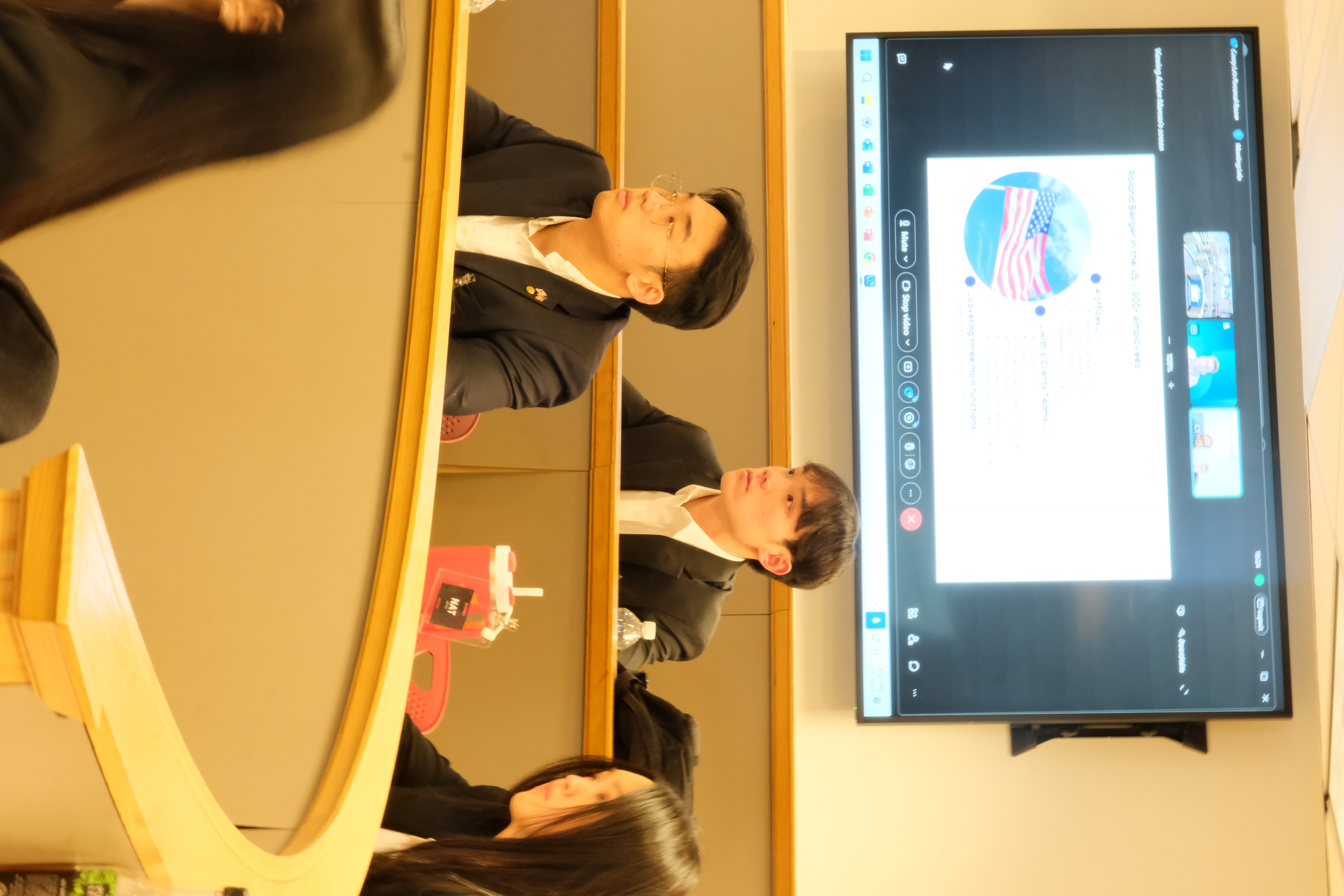 Brothers and candidates at a professional rush event